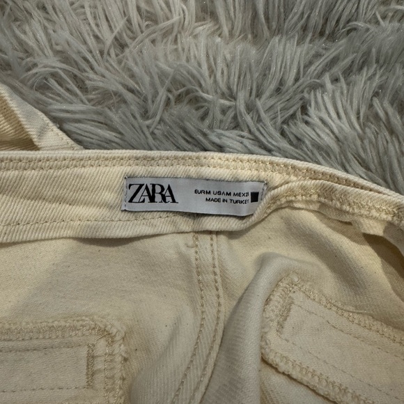 Zara Beige Denim Skort - Picture 3 of 3
